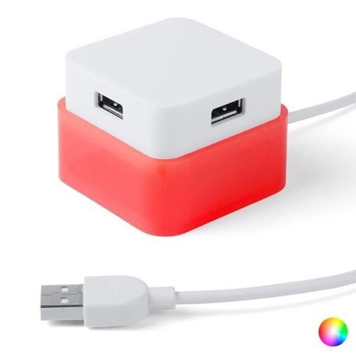 Multiplicateur USB 4 Ports Bicolore HUB USB Couleur - Bleu