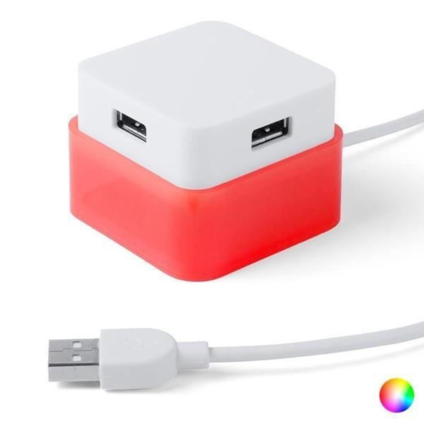 EUROWEB 4-Port USB Hub - Colorful