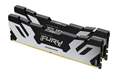 Kit Kingston FURY Renegade Argent DDR5 32 Go (2 x 16 Go) 6400 MT/s DIMM 288 broches