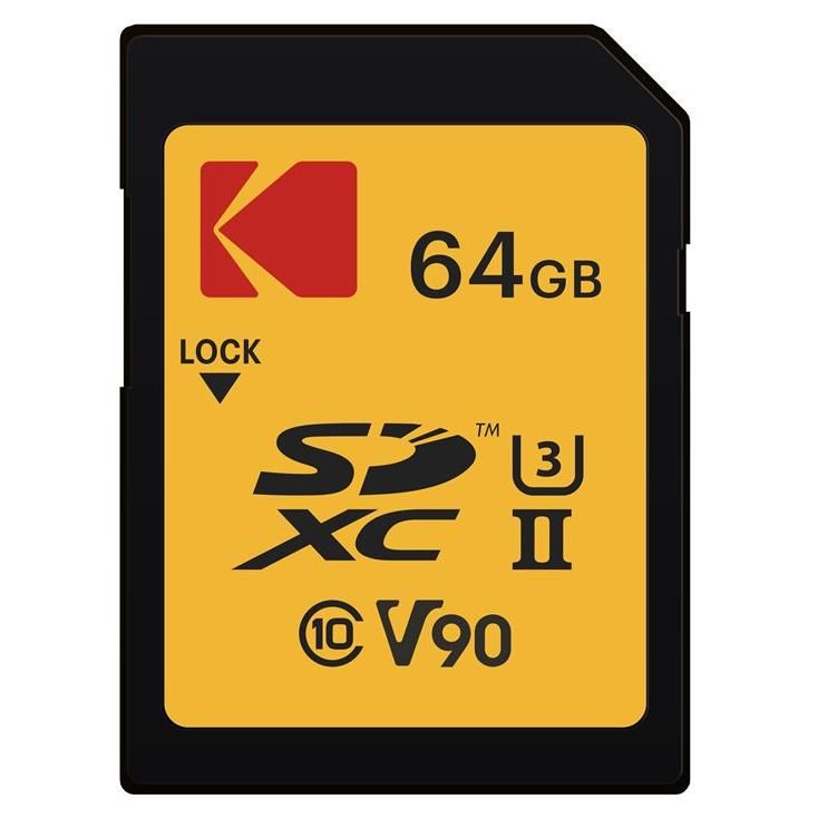 Kodak ULTRA PRO 64GB SDXC UHS-II Memory Card