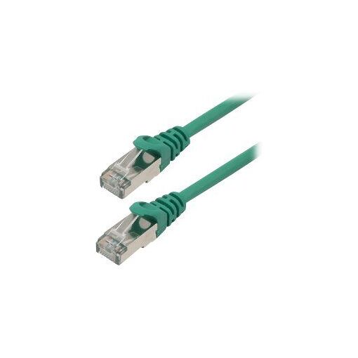 Cable MCL Samare RJ-45 a RJ-45 - 2 m - SFTP Cat 6 - Moldeado, bloqueado, sin gancho - Verde