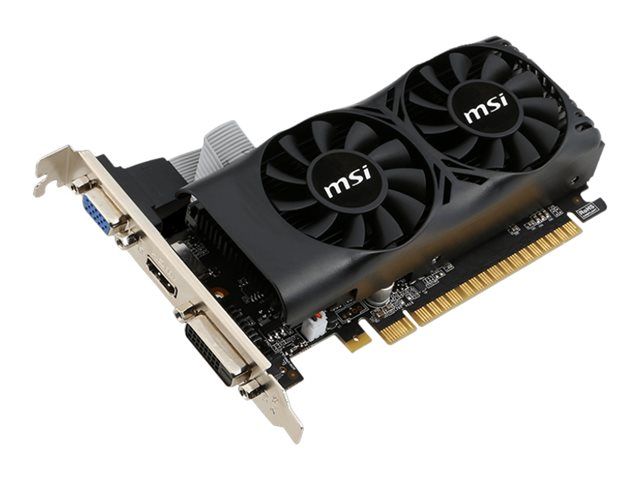 MSI N750TI-2GD5TLP - Graphics Card - GF GTX 750 Ti - 2GB GDDR5 - Low Profile PCIe 3.0 x16 - DVI, D-Sub, HDMI