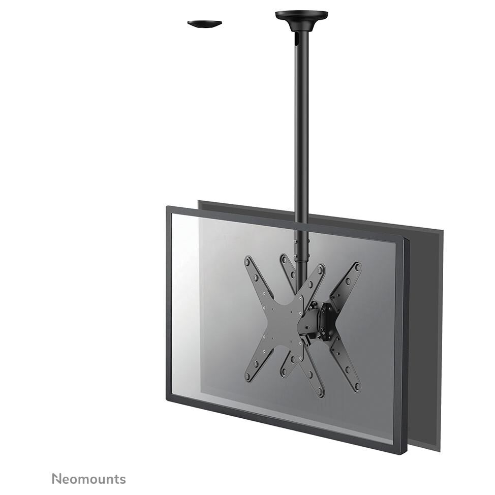 Neomounts FPMA-C340DBLACK Ceiling Mount for 32-75" Screens - Double Black
