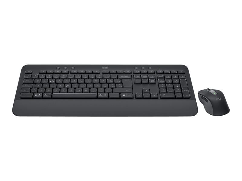 Logitech Signature MK650 Combo para Negocios - Kit de Teclado y Ratón Inalámbrico - Bluetooth LE - QWERTY - Layout US - Grafit