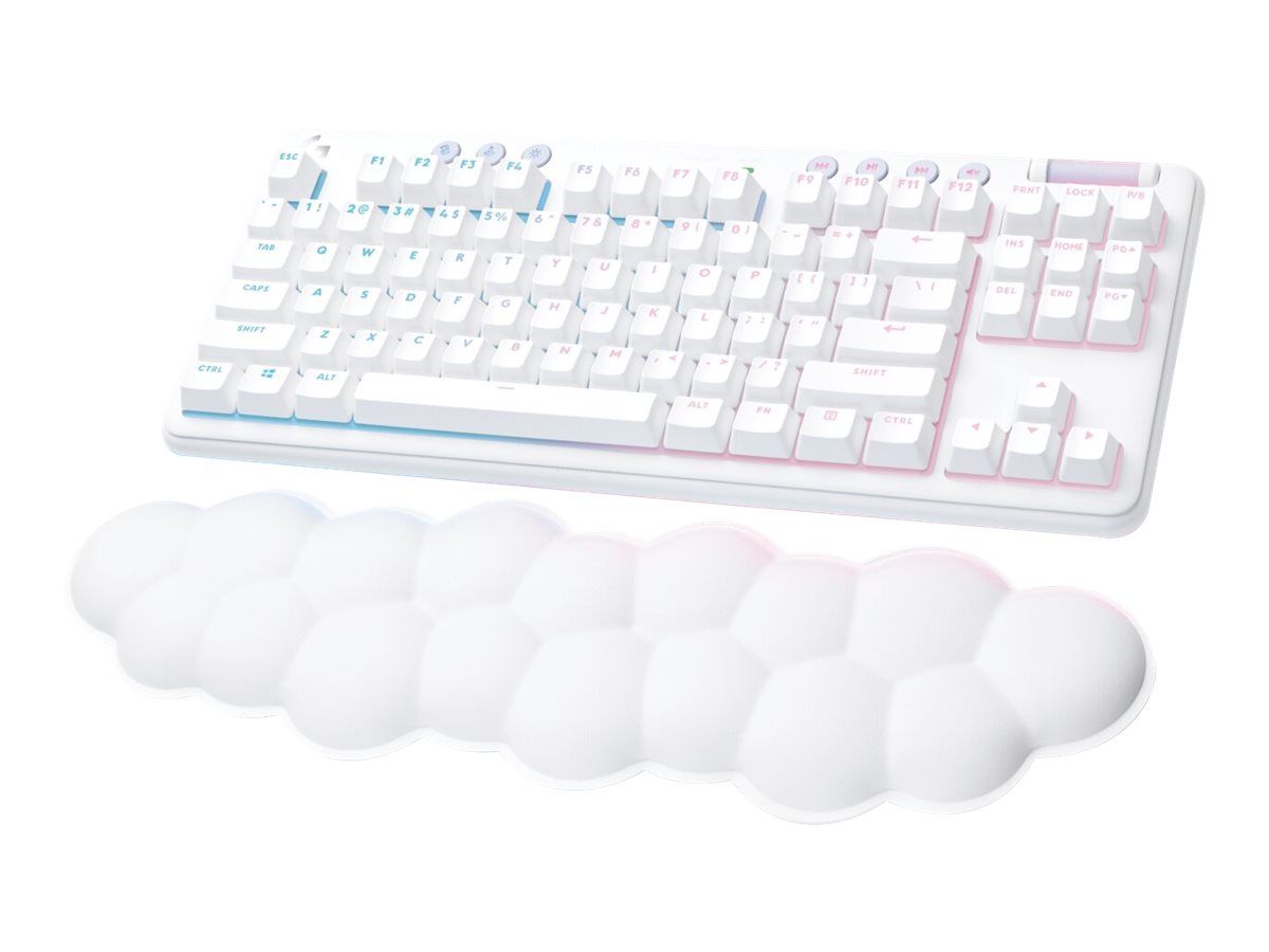 Logitech G715 Wireless Keyboard - AZERTY - Linear Switch - Backlit - Bluetooth 2.4 GHz - White