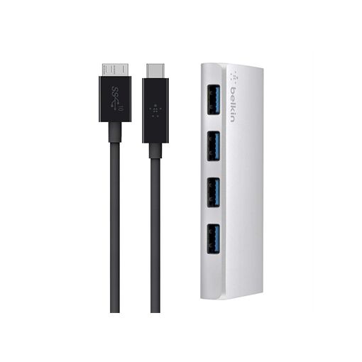 Belkin USB 3.2 Hub & Adapter - Silver