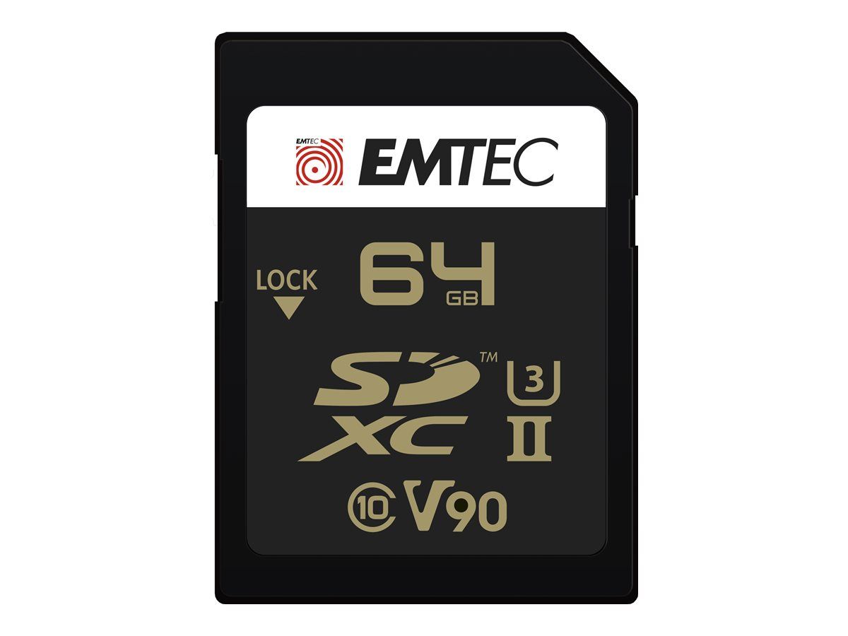 Dexxon V90 Ultra Pro Flash Memory Card - 64GB - Video Class V90 / UHS-II U3 - SDXC UHS-II