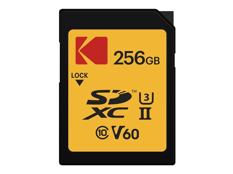 Kodak ULTRA PRO 256GB SD Card - SDXC UHS-II V60/U3 Class 10