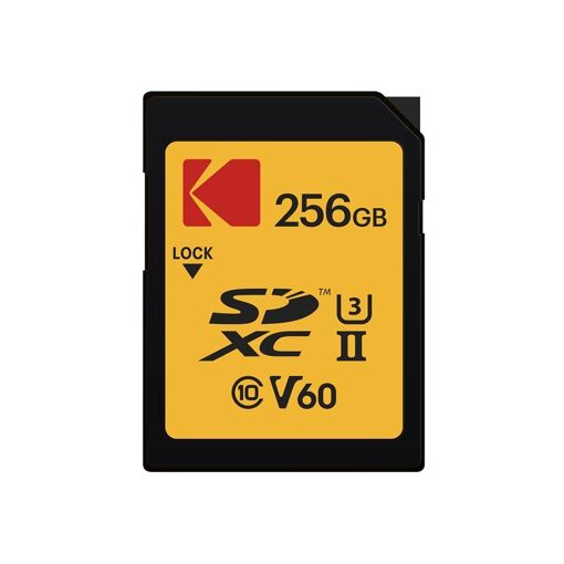 Kodak ULTRA PRO 256GB SD Card - SDXC UHS-II V60/U3 Class 10