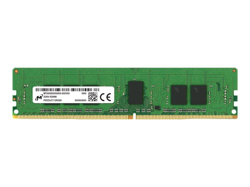 Micron DDR4 8GB Module, 3200MHz, 288-Pin DIMM, CL22, 1.2V, ECC Registered Memory