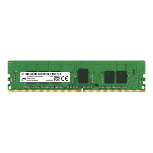Module Micron DDR4 8 Go, 3200 MHz, 288 broches DIMM, CL22, 1,2 V, mémoire enregistrée ECC