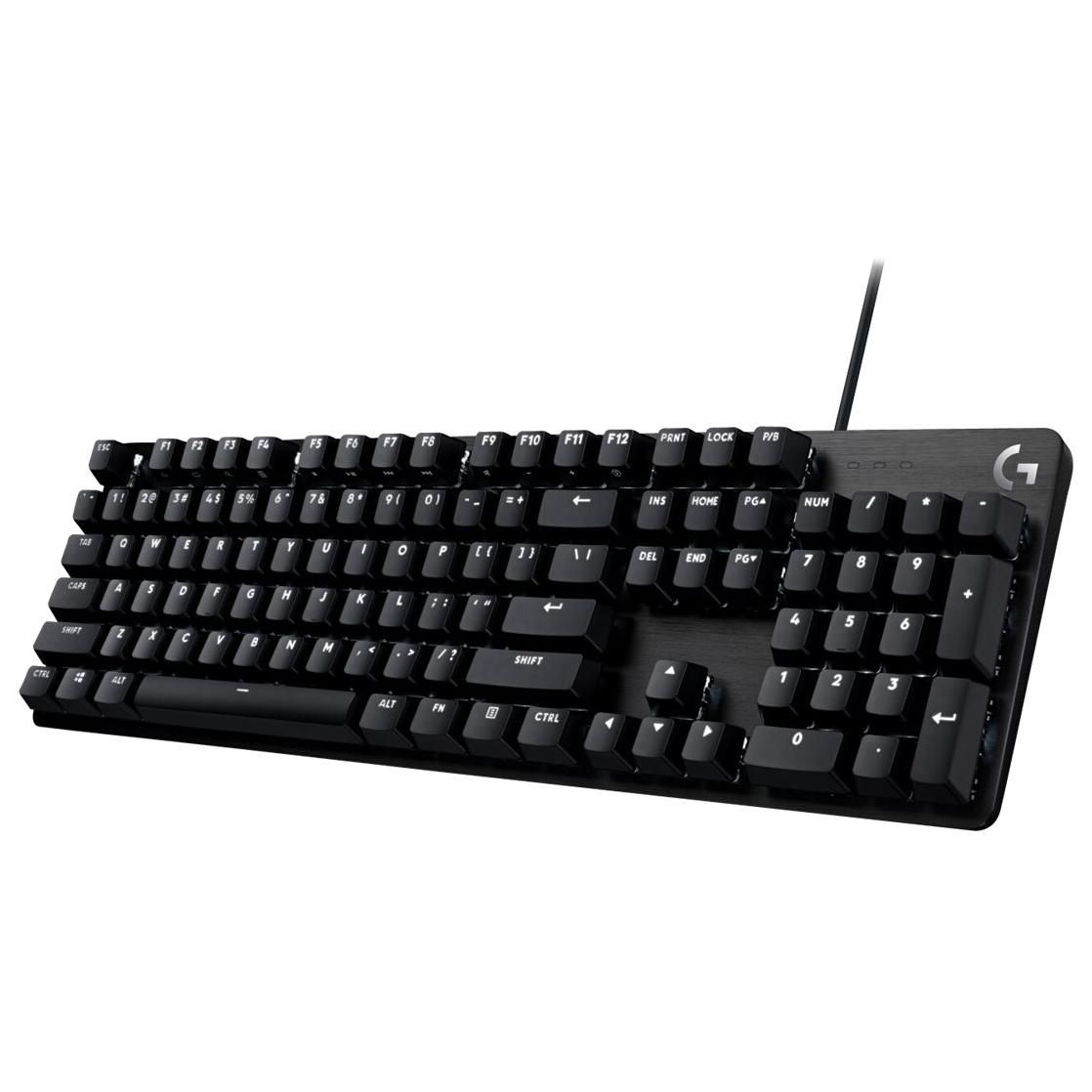 Logitech G413 SE Keyboard - RGB Backlit - USB - QWERTY - US Layout - Mechanical Switch: Tactical - Black