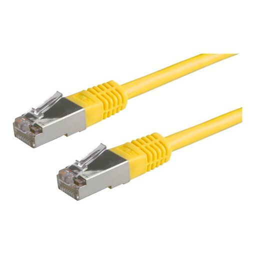 Câble Secomp RJ-45 (M) - RJ-45 (M) de 50 cm, SFTP, PiMF, jaune