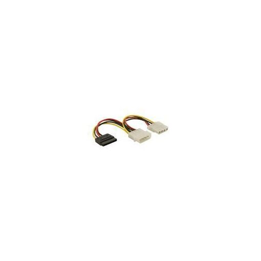 Delock 2x 4-pin Power Cable - SATA to Molex