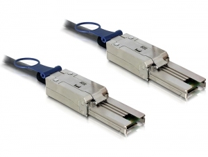 Delock External SAS Cable - 4x SFF-8088 26-pin Shielded Mini SAS Cables (1m)
