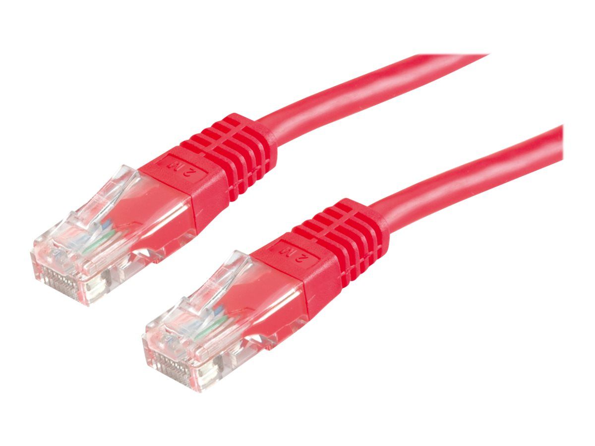 Secomp CAT 6 UTP RJ-45 Cord - 1m - Red