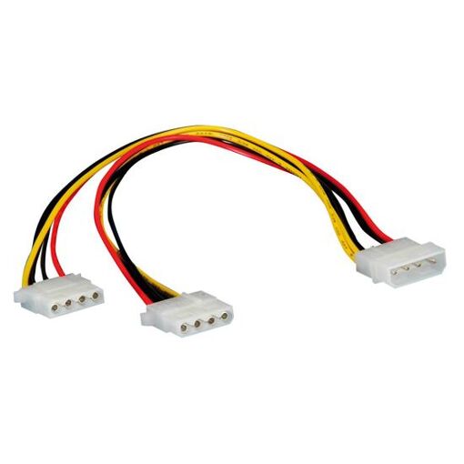Roline Power Cable - 4-Pin (M) to 4-Pin (F) - 30cm