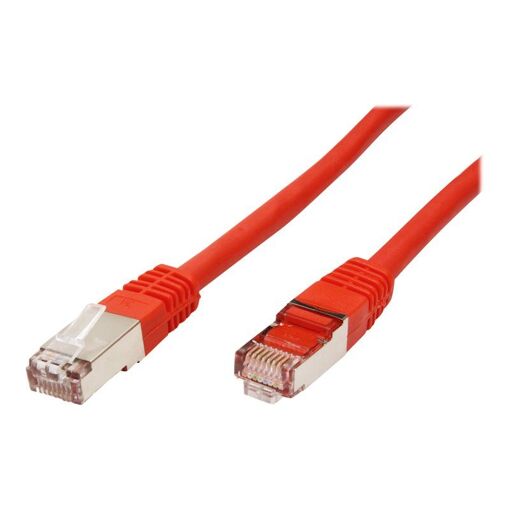 Cable de conexión Secomp VALUE - RJ-45 (M) a RJ-45 (M) - 2 m - SFTP, PiMF - CAT 6 - Moldado, bloqueado - Rojo