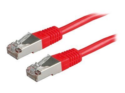 Secomp RJ-45 (M) to RJ-45 (M) Connector Cable - 3m - SFTP, PiMF - CAT 6 - Molded, Locked - Red