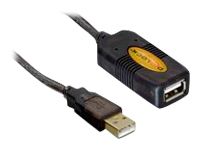 Cable USB Delock 82446 - 10 m, Negro