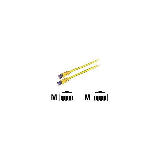 Cable de conexión Roline RJ-45 (M) a RJ-45 (M) - 1 m - SFTP CAT 6 - Amarillo