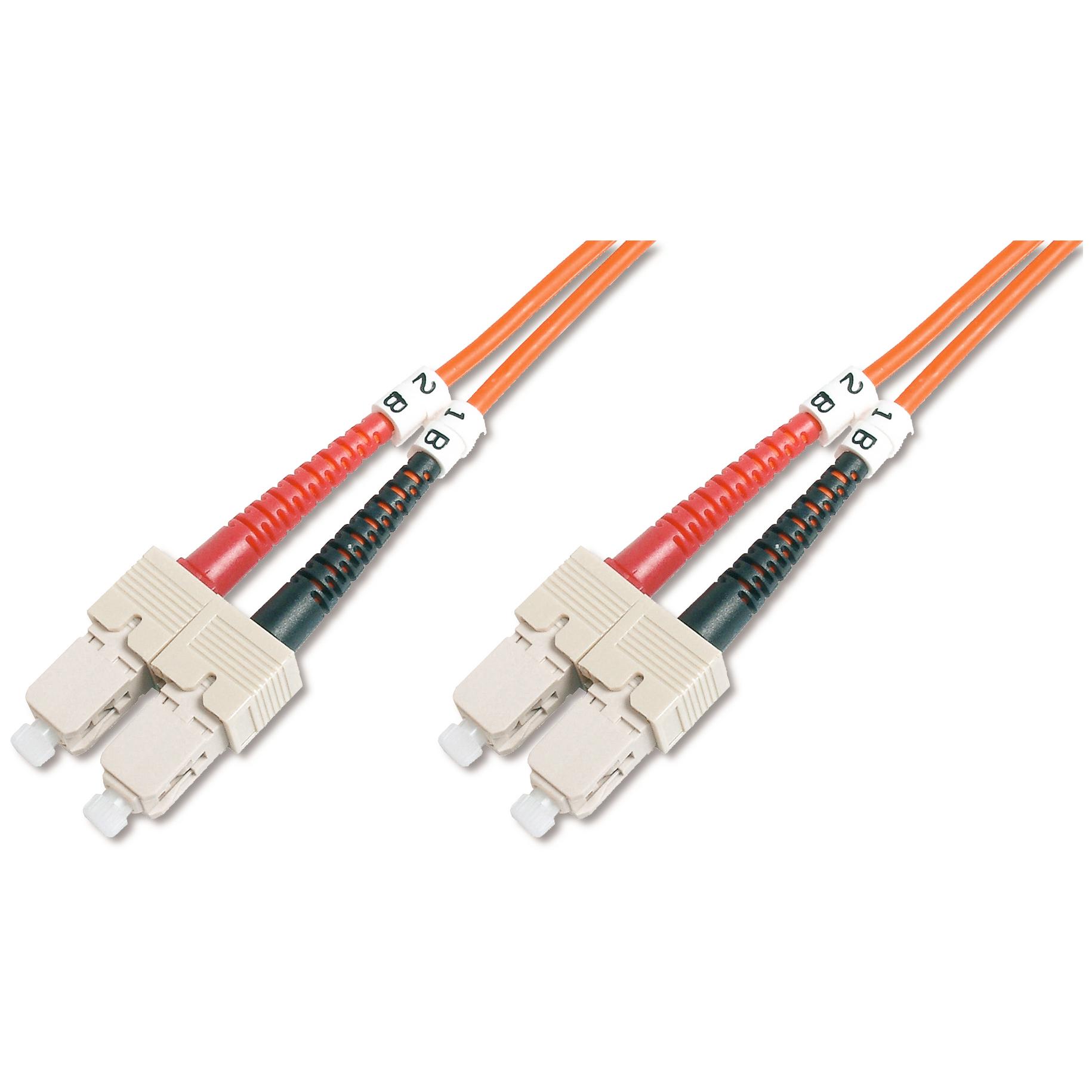 Digitus Multimode Fiber Optic Patch Cable, SC/SC