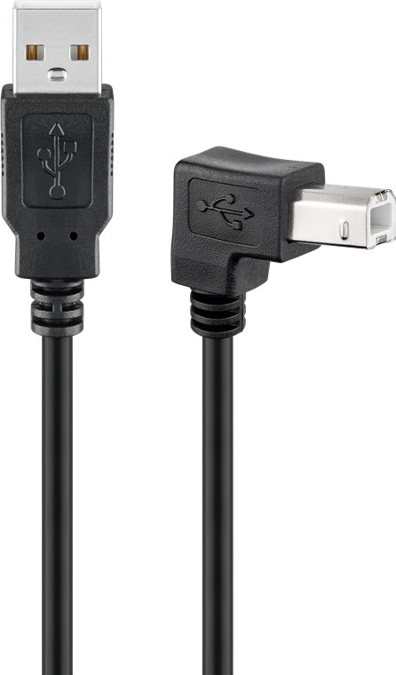 Cable USB Goobay 93017 1 m USB 2.0 A a B Negro