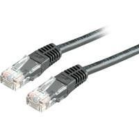 Câble de connexion Roline RJ-45 (M) vers RJ-45 (M) - 50 cm - UTP - CAT 5e - Noir