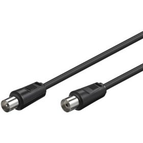 MicroConnect COAX025 2.5m Coaxial Cable Black