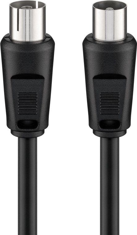 Câble coaxial Goobay 10 m Noir