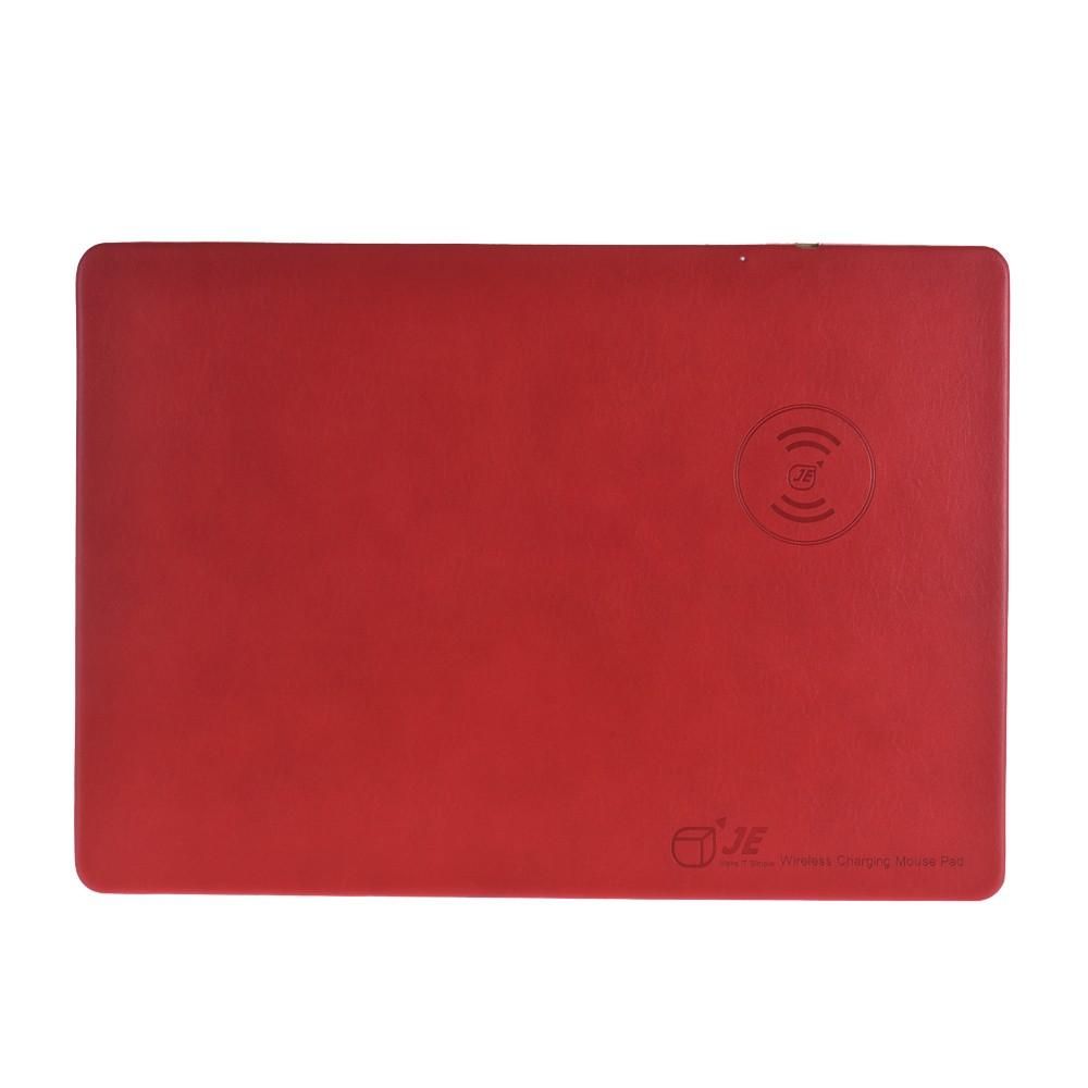 Qi Standard Wireless Charging Mouse Pad, Red