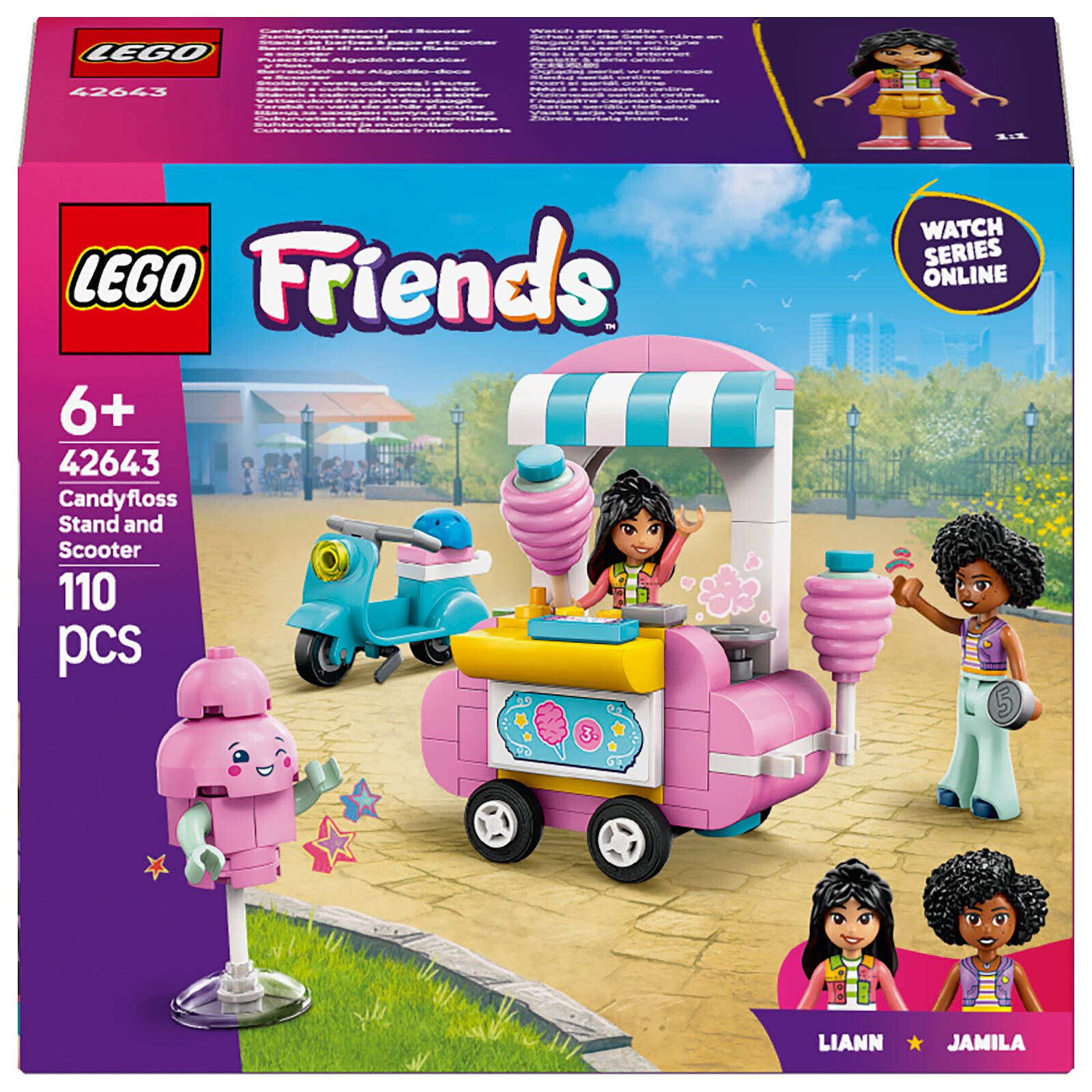 LEGO Friends 42643 Cotton Candy and Scooter Stand