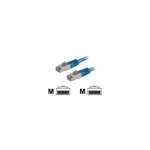 Roline - Cable de conexión RJ-45 (M) a RJ-45 (M) - 20m - SFTP - CAT 6 - Azul
