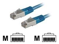 Roline - Câble de connexion RJ-45 (M) vers RJ-45 (M) - 20 m - SFTP - CAT 6 - Bleu
