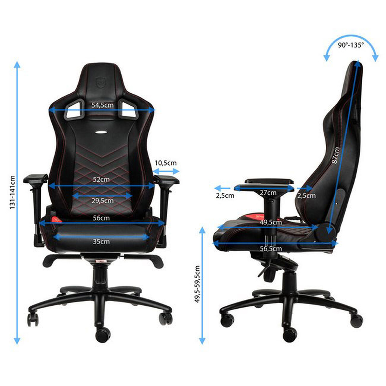 Noblechairs Epic (black/red)