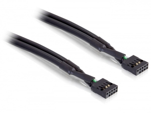 Cable USB Delock - 50 cm, 10 pines Femenino a 10 pines Femenino