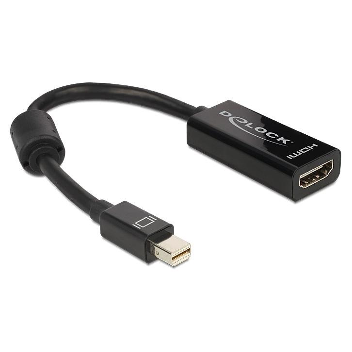 Adaptador de vídeo Delock - Mini DisplayPort macho a HDMI hembra - 6 pulgadas