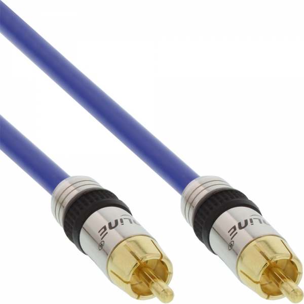 InLine 2m RCA Audio Cable - Blue