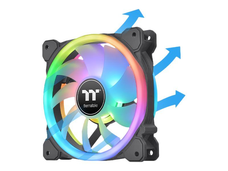 Ventilador Thermaltake SWAFAN 12 RGB - Ventilador de chasis - 120 mm (paquete de 3)