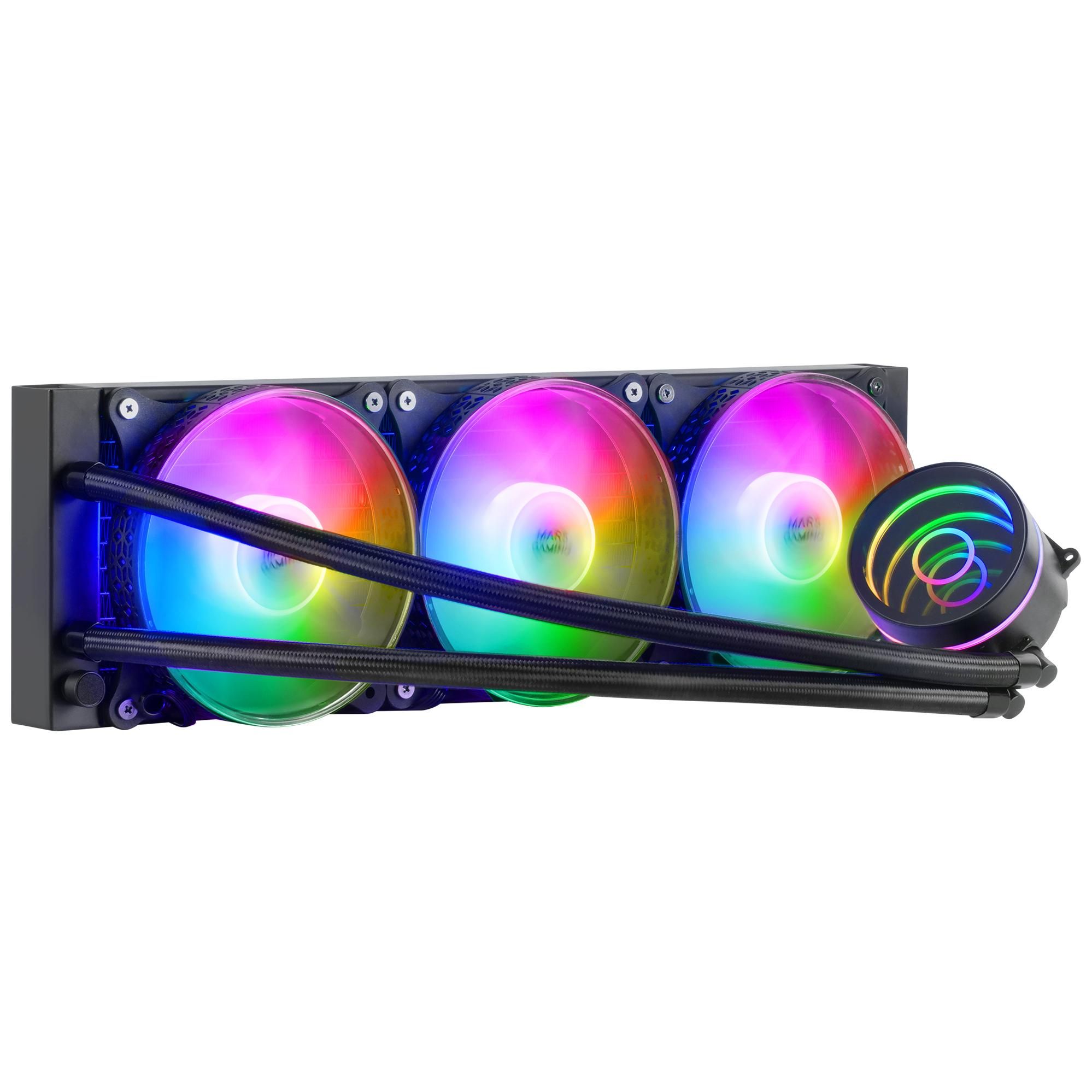 Mars Gaming MLONE360 All-in-One Liquid CPU Cooler 12cm Black 1 Piece(s)