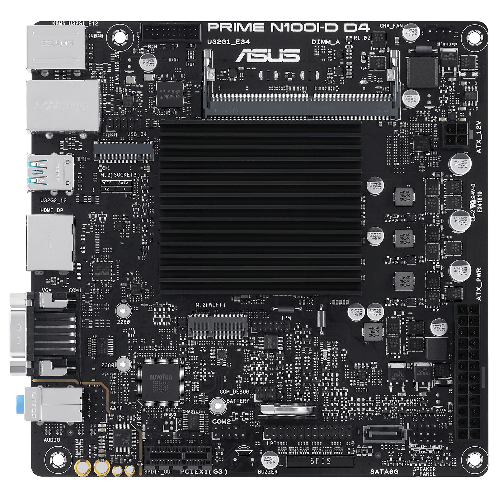 ASUS PRIME N100I-D D4-CSM 