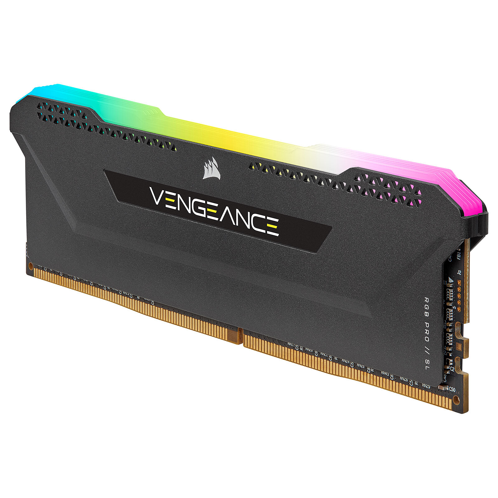 Corsair Vengeance RGB PRO SL Series 64 GB (4 x 16 GB) DDR4 3200 MHz CL16 - Black