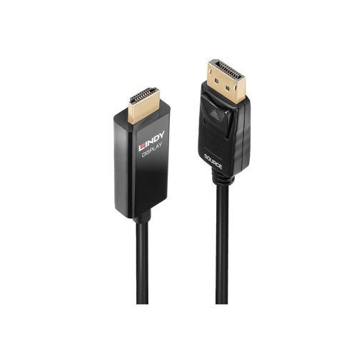 Adaptateur Lindy DisplayPort vers HDMI - 1 m - Noir