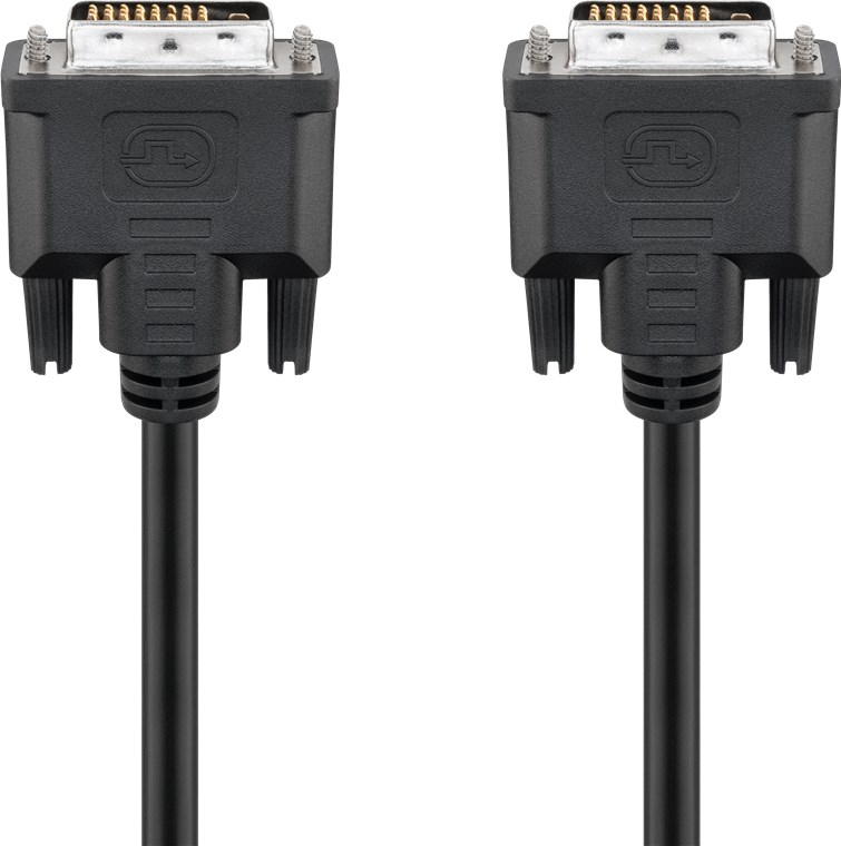 Goobay DVI Cable 2m DVI-D Black