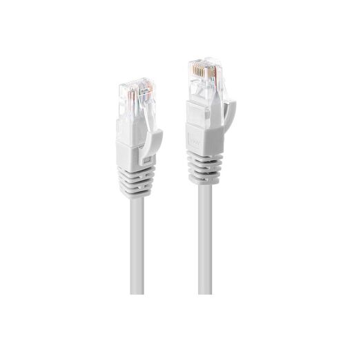 Câble Lindy moulé CAT6, 15 m, UTP, RJ-45 (M) vers RJ-45 (M), blanc