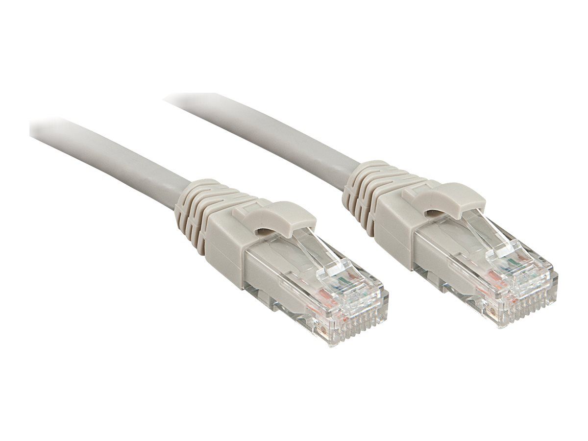 Cable RJ45 Lindy Cat6, 5 m, Gris (paquete de 50)