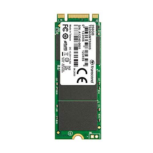 Transcend 256GB Internal M.2 2260 SSD - SATA 6Gb/s (MTS600S)