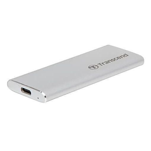 Transcend 1TB SSD Portable External Drive - USB 3.1 Gen 2 - Silver