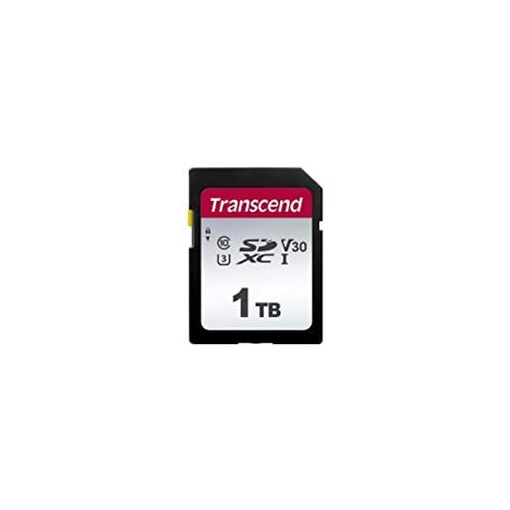 Transcend 300S - Flash Memory Card - 1TB - Video Class V30 / UHS-I U3 / Class 10 - SDXC UHS-I