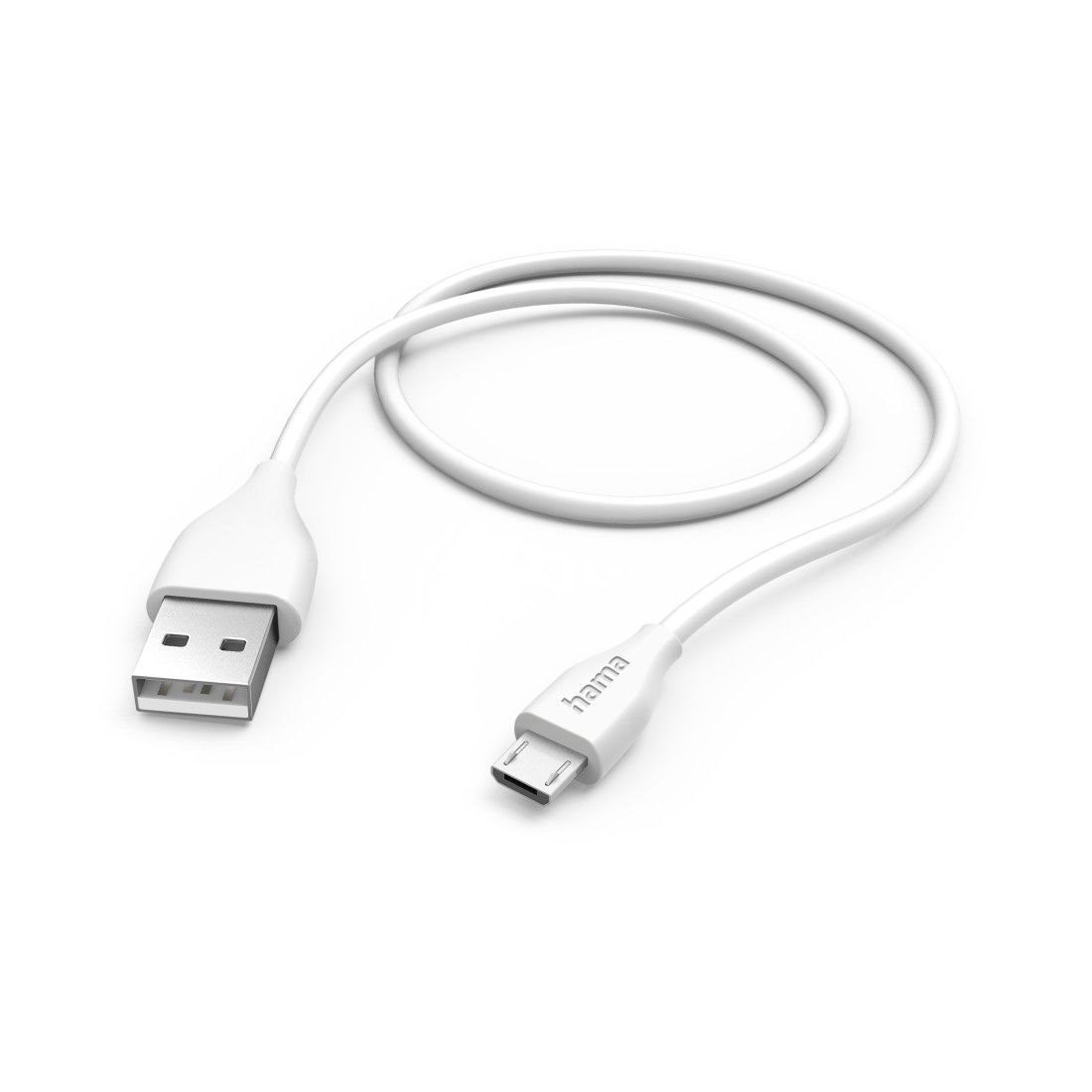 Hama USB-A to micro-USB Cable, 1.5m, White